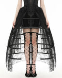 Dark In Love 2-Piece Gothic SpiderWeb Birdcage Crinoline Skirt