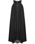 Dark In Love Long Gothic High-Waisted Lace Embellished Maxi Skirt