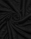 Punk Rave Daily Life Apocalyptic Gothic Asymmetric Broken Knit Hooded Dress