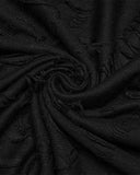 Punk Rave Daily Life Apocalyptic Gothic Asymmetric Broken Knit Hooded Dress