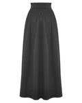 Dark In Love Womens Long Victorian Gothic High-Waisted Maxi Skirt