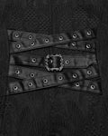 Punk Rave Mens Gothic Steampunk Embellished Jacquard Tail Coat Jacket