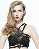 Eva Lady Gothic Lace Beaded Bralette