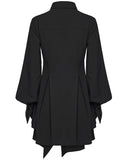 Punk Rave Daily Life Womens Gothic Witch Asymmetric Shirt Dress