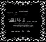 Dark In Love Womens Steampunk Lace Ribbon Gloves - Vintage Off-White