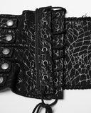 Punk Rave Daily Life Apocalyptic Punk Snakescale Cincher Corset