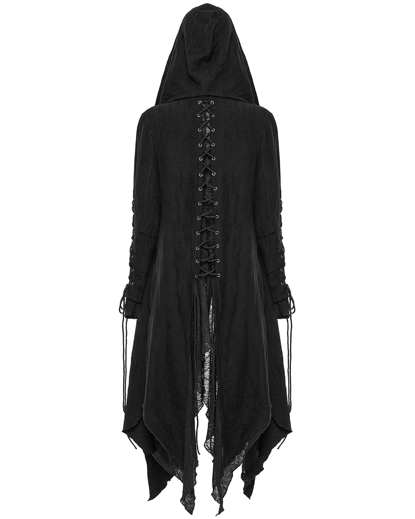 WSZJLN Middeleeuwse retro gothic rok met riem en kant in de taille