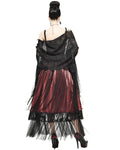 Devil Fashion Womens Gothic Fringed Shawl