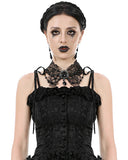 Dark In Love Womens Gothic Lace Butterfly Choker Necklace