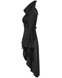 Punk Rave Womens Regency Gothic Jacquard Cutaway Frock Coat