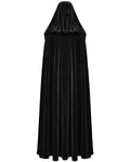 Punk Rave Womens Long Gothic Velvet & Lace Hooded Cloak