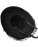 Dark In Love Womens Gothic Lace Feathered Rose Mourning Hat