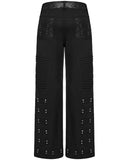 Punk Rave Mens Apocalyptic Punk Studded Dark Street Pants