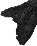 Dark In Love Womens Shredded Apocalyptic Punk Hooded Capelet Shrug