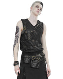 Devil Fashion Mens Apocalyptic Steampunk Tank Top Vest