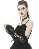 Dark In Love Gothic Lace Opera Corset Gloves