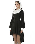 Dark In Love Bad Habit Hooded Dress - Black & White