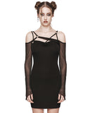 Punk Rave Daily Life Asymmetric Gothic Bodycon Dress