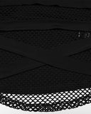 Punk Rave Daily Life Womens Gothic Wasteland Fishnet Contrast Hooded Vest Top