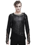 Devil Fashion Decimated Remains Mens Shredded Dieselpunk Top