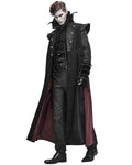 Devil Fashion Acolyte Mens Long Gothic Sleeveless Waistcoat Cloak