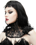 Eva Lady Gothic Rose Lace High Choker Collar