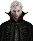 Punk Rave Mens Long Gothic Nobleman Velvet Vampire Cloak