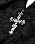 Dark In Love Womens Long Victorian Gothic Mourning Velvet Maxi Dress