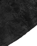 Devil Fashion Mens Gothic Aristocrat Chained & Feathered Shoulder Cape Cloak