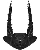 Punk Rave Unisex Gothic Dark Demon Feathered Wings Tricorn Hat