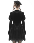Dark In Love Cryptogina Gothic Velvet Evening Dress