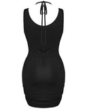 Punk Rave Daily Life Dark CyberPunk Twisted Ringlet Bodycon Dress