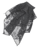 Dark In Love Womens Gothic Lolita Floral Jacquard Blouse Top