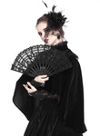 Dark In Love Gothic Lolita Lace Fan
