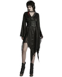 Punk Rave Womens Dark Gothic Lolita Lace Inset Kinono Dress Jacket