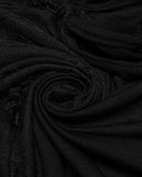 Punk Rave Daily Life Apocalyptic Gothic Broken Knit Ruching Dress