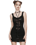 Punk Rave Daily Life Dark CyberPunk Twisted Ringlet Bodycon Dress