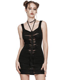 Punk Rave Daily Life Dark CyberPunk Twisted Ringlet Bodycon Dress