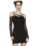 Punk Rave Daily Life Asymmetric Gothic Bodycon Dress