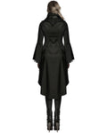 Punk Rave Womens Regency Gothic Jacquard Cutaway Frock Coat