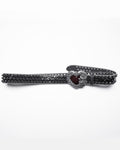 Punk Rave Womens Gothic Lolita Queen Of Hearts Rhinestone Belt