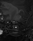 Eva Lady Dark Baroque Gothic Velvet & Lace Jacket