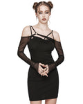 Punk Rave Daily Life Asymmetric Gothic Bodycon Dress