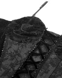 Dark In Love Gothic Burlesque Lace Train Bustle Mini Dress