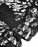 Dark In Love Womens Regency Gothic Lolita Layered Lace Dovetail Dress