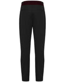 Punk Rave Mens Dark Gothic Aristocrat Embroidered Dress Pants - Black & Red