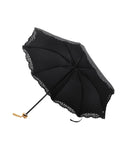 Dark In Love Womens Gothic Lolia Doll Lace Applique Parasol Umbrella