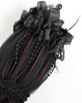 Eva Lady Gorgeous Gothic Lolita Rose, Lace & Mesh Parasol Umbrella