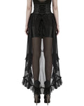 Punk Rave Womens Long Romantic Gothic Layered Chiffon Corset Skirt