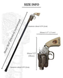 Penny Dreadful Gothic Steampunk Six Shooter Pistol Gun Swaggering Cane